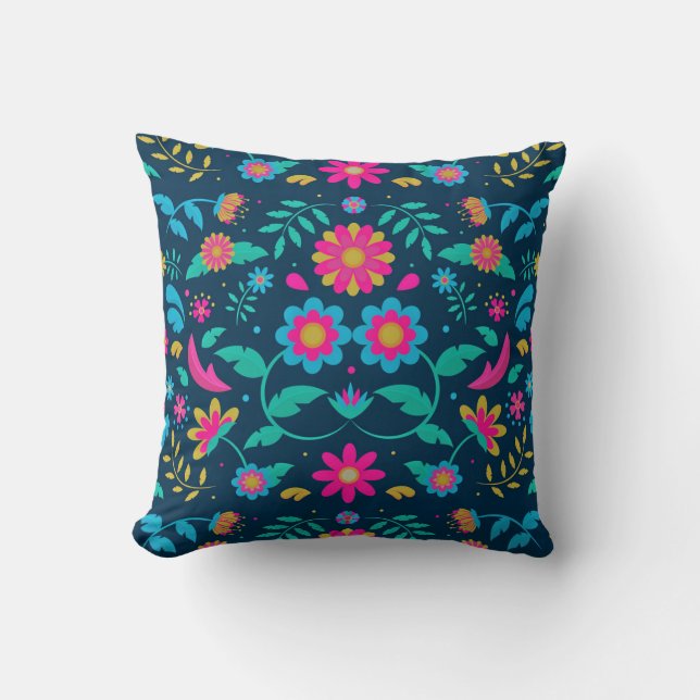 Stylish Mexican Artwork  Cushion (Front)