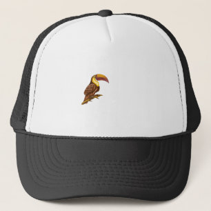 (Stylish): Minimalist Black & White Mesh Trucker Hat