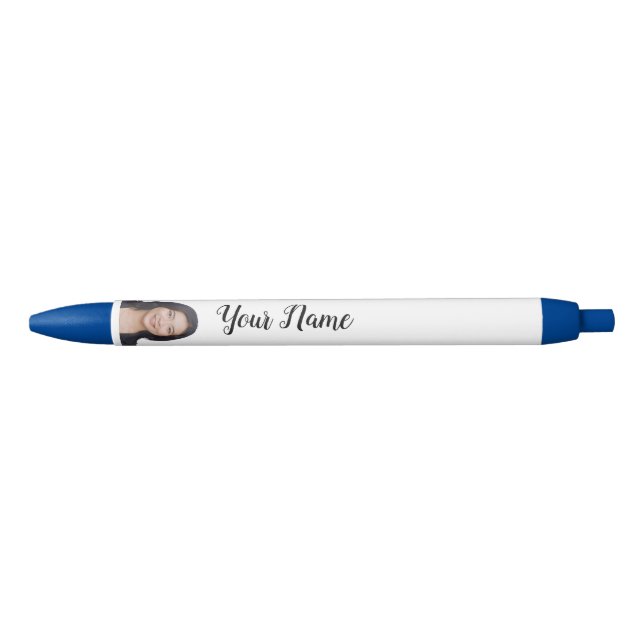 Stylish Minimalist Custom Photo Pen Personalised (Front)
