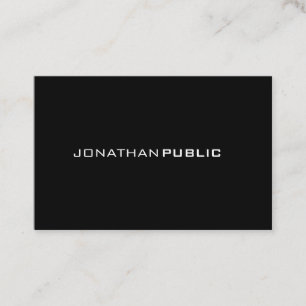 Stylish Minimalist Modern Design Professional Chic Business Card