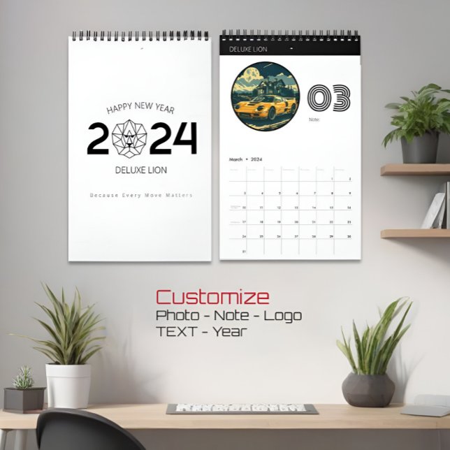 Stylish Minimalist Wall Calendar for Company (Creator Uploaded)