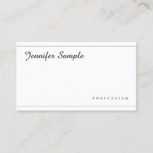Stylish Minimalistic Professional Modern Simple Business Card
