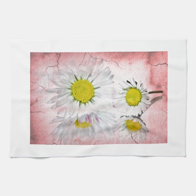 Stylish Mod Surprise Whimsical Classy Destiny Tea Towel (Horizontal)