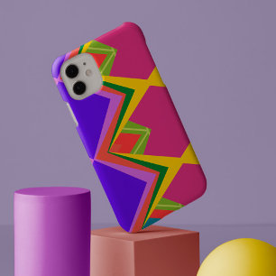 Stylish modern Abstract colour block aesthetic iPhone 13 Pro Case