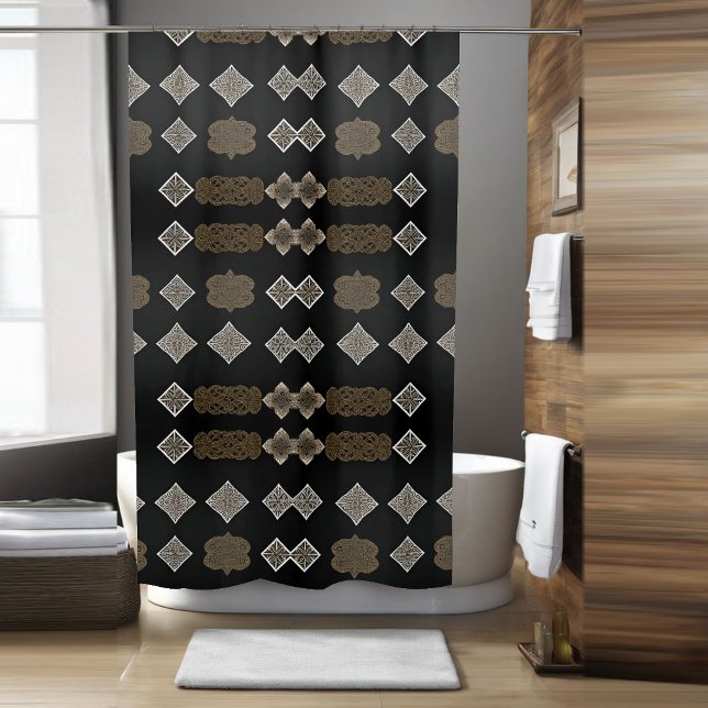 Stylish Modern Boho Shower Curtain (Creator Uploaded)
