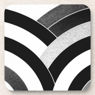 stylish modern chic chevrons coaster