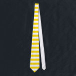 Stylish Modern Color Yellow White Striped Template Tie<br><div class="desc">Stylish Modern Design Yellow White Striped Template Elegant Neck Tie.</div>