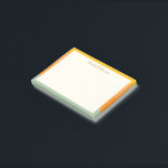 Stylish Modern Coral Sage Border Personalised Post-it Notes<br><div class="desc">Stylish Modern Coral Sage Border Personalised Post-it Notes</div>