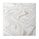 Stylish Modern Curves Grey Beige White Marble 4-8 Tile<br><div class="desc">Looking to be a little different and original? This modern faux stone light grey white beige marble mimic curves print wall ceramic tile is just what you need. Available in two sizes 4.25 x 4.25 and 6 x 6 inches. Please not that this is a flat colour print and is...</div>