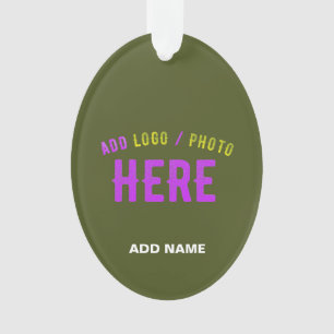 STYLISH MODERN CUSTOM ARMY GREEN VERIFIED BRANDED ORNAMENT