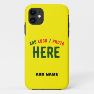 STYLISH MODERN CUSTOM BRIGHT YELLOW VERIFIED BRAND Case-Mate iPhone CASE
