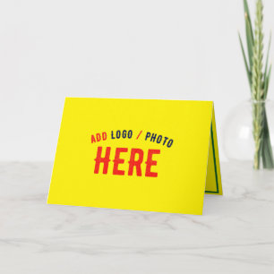 STYLISH MODERN CUSTOM BRIGHT YELLOW VERIFIED BRAND INVITATION