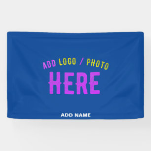 STYLISH MODERN CUSTOM COBALT BLUE VERIFIED BRANDED BANNER