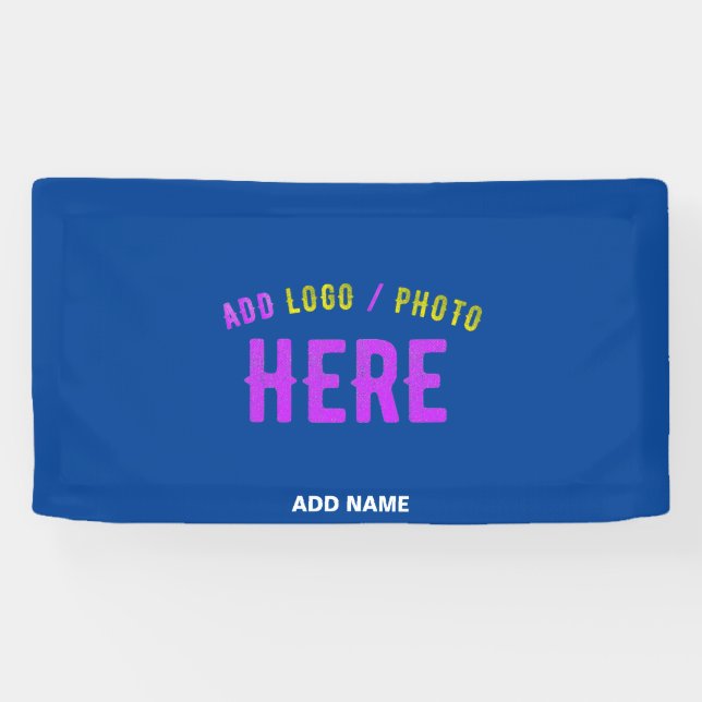 STYLISH MODERN CUSTOM COBALT BLUE VERIFIED BRANDED BANNER (Horizontal)