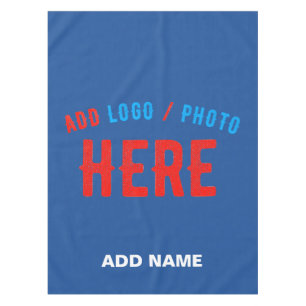STYLISH MODERN CUSTOM COBALT BLUE VERIFIED BRANDED TABLECLOTH