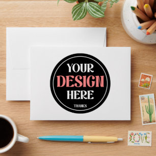 Stylish & Modern Custom Creations Verified Envelope