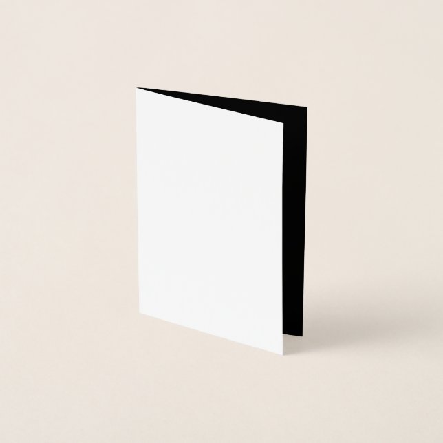 Stylish & Modern Custom Creations Verified  Foil Card (Front)