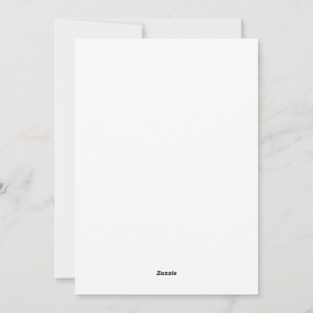 Stylish & Modern Custom Creations Verified  Holiday Card (Back)