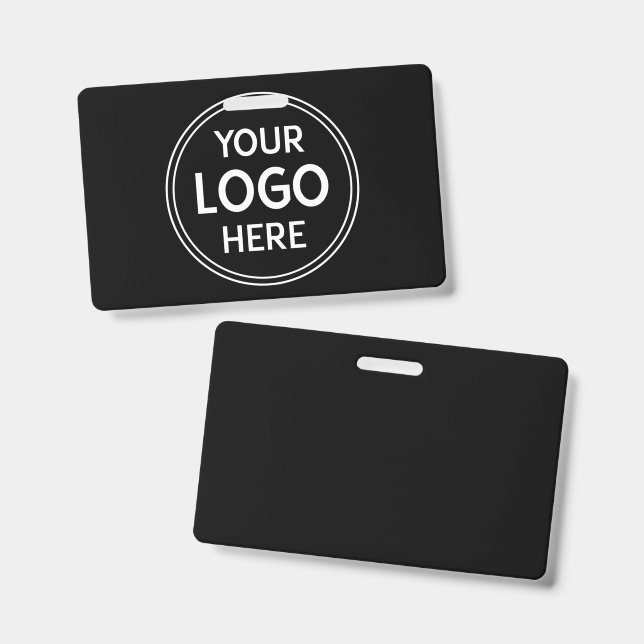 Stylish & Modern Custom Creations Verified  ID Badge (Front & Back)