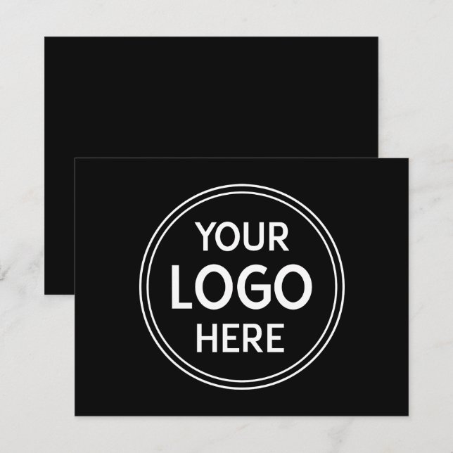 Stylish & Modern Custom Creations Verified  Invitation (Front/Back)