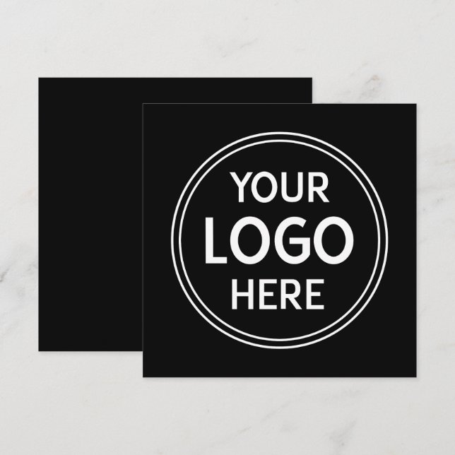 Stylish & Modern Custom Creations Verified  Invitation (Front/Back)