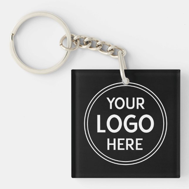 Stylish & Modern Custom Creations Verified  Key Ring (Front)