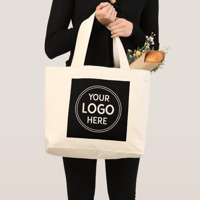 Stylish & Modern Custom Creations Verified  Large Tote Bag (Front (Product))