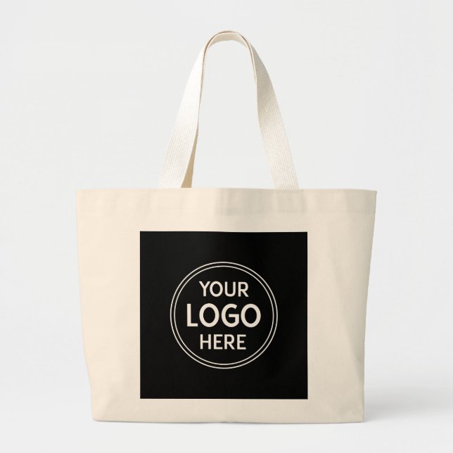Stylish & Modern Custom Creations Verified  Large Tote Bag (Front)