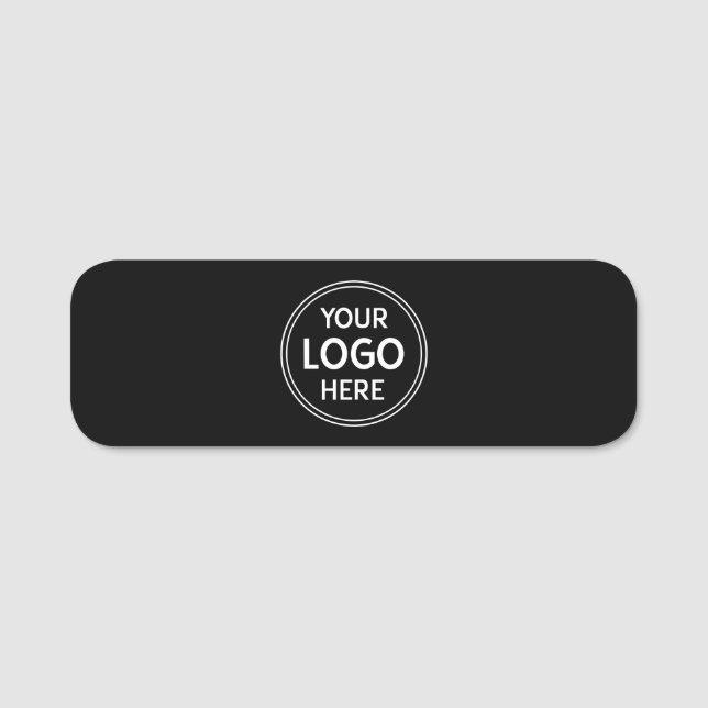 Stylish & Modern Custom Creations Verified  Name Tag (Front)