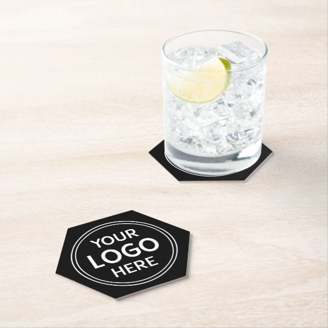 Stylish & Modern Custom Creations Verified  Paper Coaster (Insitu)