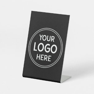 Stylish & Modern Custom Creations Verified  Pedestal Sign