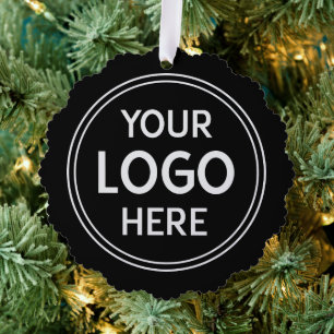Stylish & Modern Custom Creations Verified Tree Decoration Card