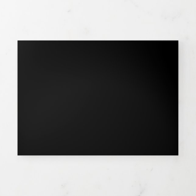 Stylish & Modern Custom Creations Verified  Tri-Fold Announcement (Cover)