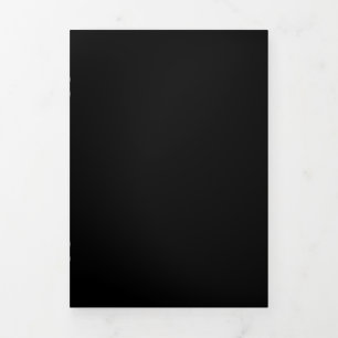 Stylish & Modern Custom Creations Verified  Tri-Fold Announcement