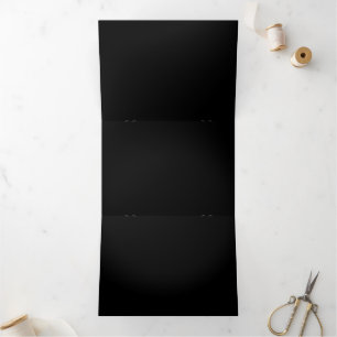 Stylish & Modern Custom Creations Verified  Tri-Fold Invitation