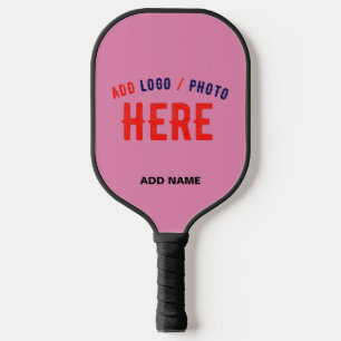 STYLISH MODERN CUSTOM CUTE HOT PINK VERIFIED BRAND PICKLEBALL PADDLE
