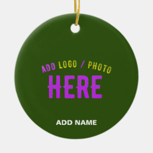 STYLISH MODERN CUSTOM FOREST GREEN VERIFIED BRAND CERAMIC TREE DECORATION