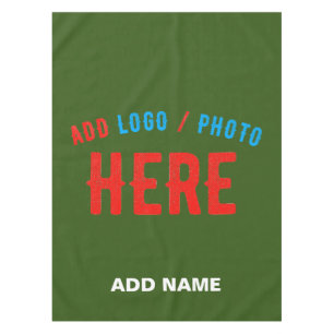 STYLISH MODERN CUSTOM FOREST GREEN VERIFIED BRAND TABLECLOTH