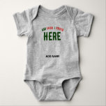 STYLISH MODERN CUSTOM HEATHER GREY VERIFIED BRAND BABY BODYSUIT<br><div class="desc">THIS IS A DESIGN FITTING FOR EVERYONE.YOU CAN CHANGE, RESIZE OR ADD LOGO, PHOTO, TEXT AND COLOURS THE WAY YOU LIKE.THANK YOU.</div>