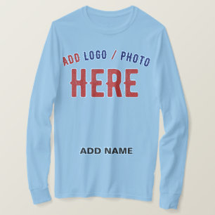 STYLISH MODERN CUSTOM LIGHT BLUE VERIFIED BRANDED T-Shirt