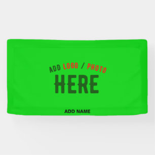 STYLISH MODERN CUSTOM LIME GREEN VERIFIED BRANDED BANNER