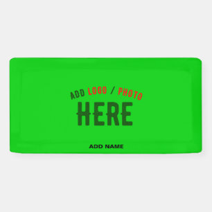 STYLISH MODERN CUSTOM LIME GREEN VERIFIED BRANDED BANNER