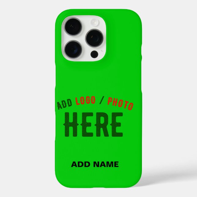 STYLISH MODERN CUSTOM LIME GREEN VERIFIED BRANDED Case-Mate iPhone CASE (Back)