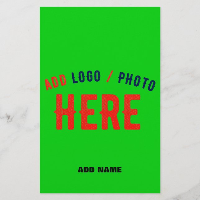 STYLISH MODERN CUSTOM LIME GREEN VERIFIED BRANDED FLYER (Front)
