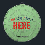 STYLISH MODERN CUSTOM MINT GREEN VERIFIED BRANDED DARTBOARD<br><div class="desc">THIS IS A DESIGN FITTING FOR EVERYONE.YOU CAN CHANGE, RESIZE OR ADD LOGO, PHOTO, TEXT AND COLOURS THE WAY YOU LIKE.THANK YOU.</div>