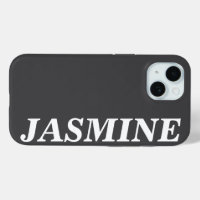 STYLISH MODERN CUSTOM NAME SOLID DARK GREY COLOUR