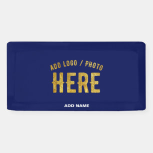 STYLISH MODERN CUSTOM NAVY BLUE VERIFIED BRANDED BANNER