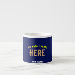 STYLISH MODERN CUSTOM NAVY BLUE VERIFIED BRANDEDI ESPRESSO CUP
