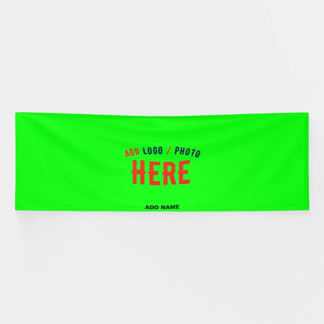 STYLISH MODERN CUSTOM NEON GREEN VERIFIED BRANDED BANNER (Horizontal)