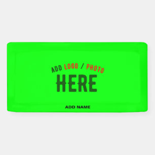 STYLISH MODERN CUSTOM NEON GREEN VERIFIED BRANDED BANNER